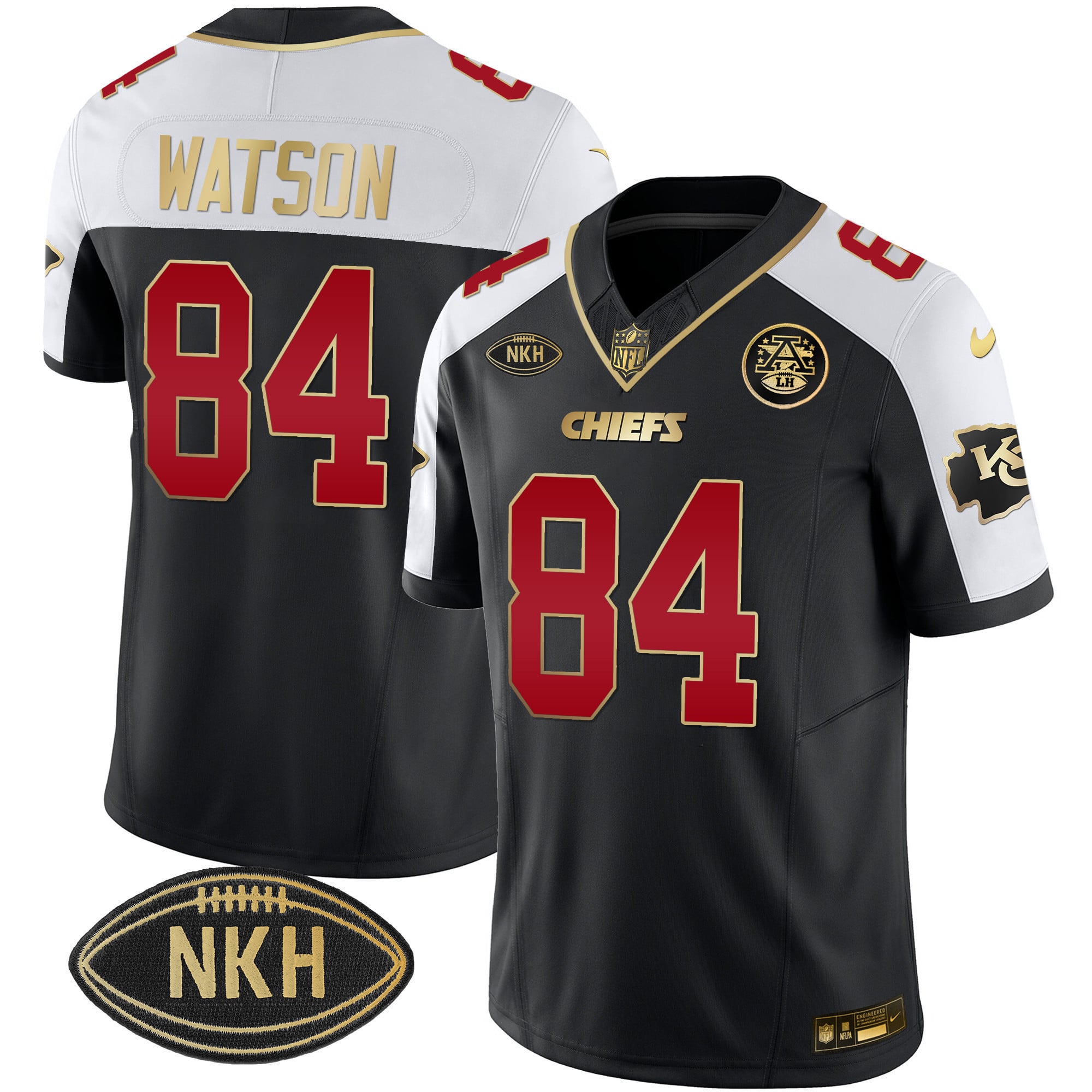 Men’s Chiefs NKH Patch 2023 Vapor Limited Jersey – All Stitched