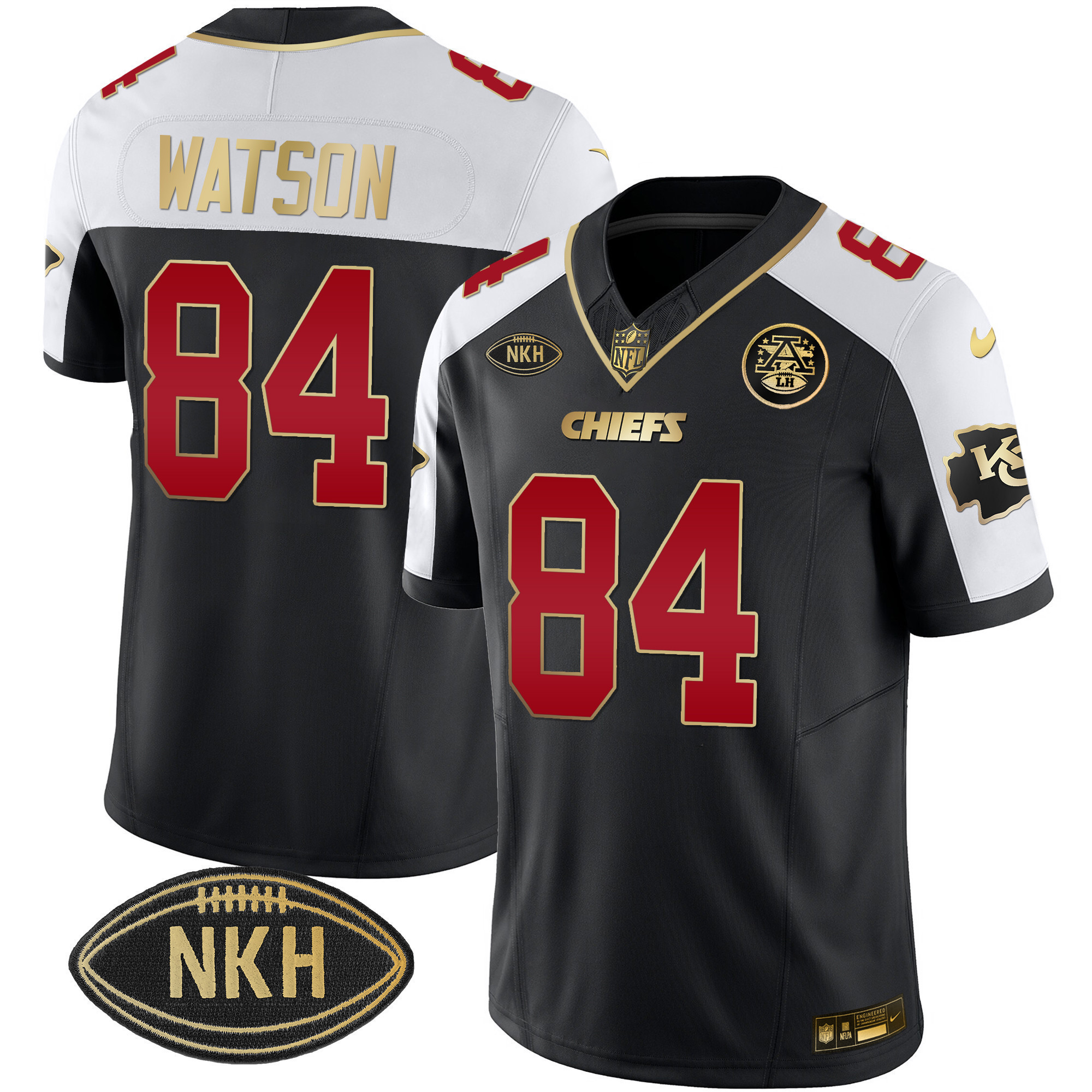 Men’s Chiefs NKH Patch 2023 Vapor Limited Jersey – All Stitched