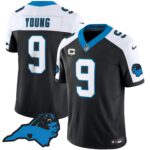 Men’s Panthers Vapor Limited Jersey – Carolina Patch – All Stitched