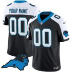 Panthers Vapor Limited Custom Jersey – Carolina Patch – All Stitched