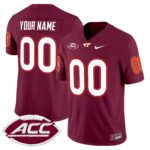Virginia Tech Hokies 2025 Vapor Limited Custom Jersey – All Stitched