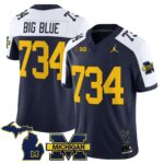 Men’s Michigan Wolverines 2025 Vapor Limited Jersey – All Stitched