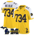 Men’s Michigan Wolverines 2025 Vapor Limited Jersey – All Stitched