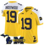 Men’s Michigan Wolverines 2025 Vapor Limited Jersey – All Stitched