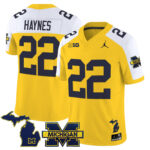 Men’s Michigan Wolverines 2025 Vapor Limited Jersey – All Stitched