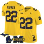 Men’s Michigan Wolverines 2025 Vapor Limited Jersey – All Stitched