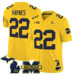 Men’s Michigan Wolverines 2025 Vapor Limited Jersey – All Stitched