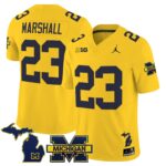 Men’s Michigan Wolverines 2025 Vapor Limited Jersey – All Stitched