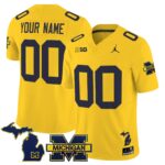 Michigan Wolverines 2025 Vapor Limited Custom Jersey – All Stitched