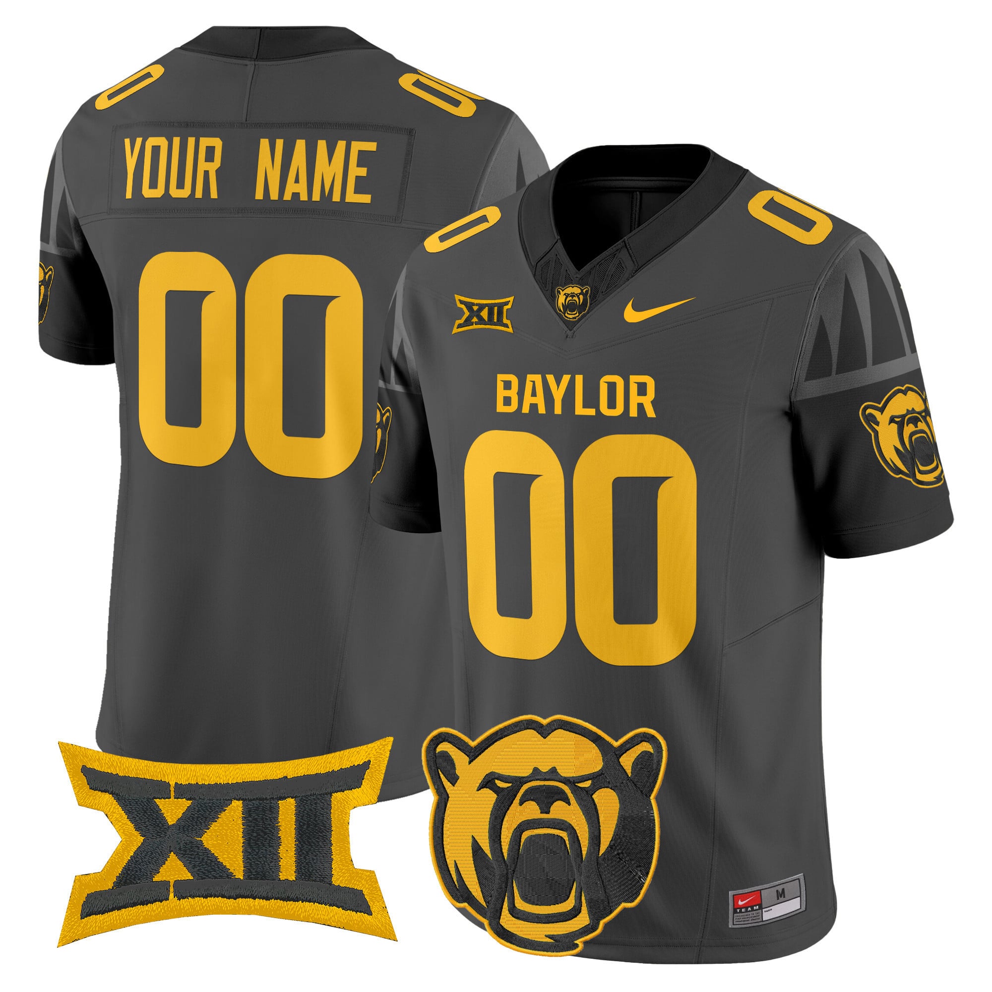Baylor Bears 2025 Vapor Limited Custom Jersey V2 – All Stitched