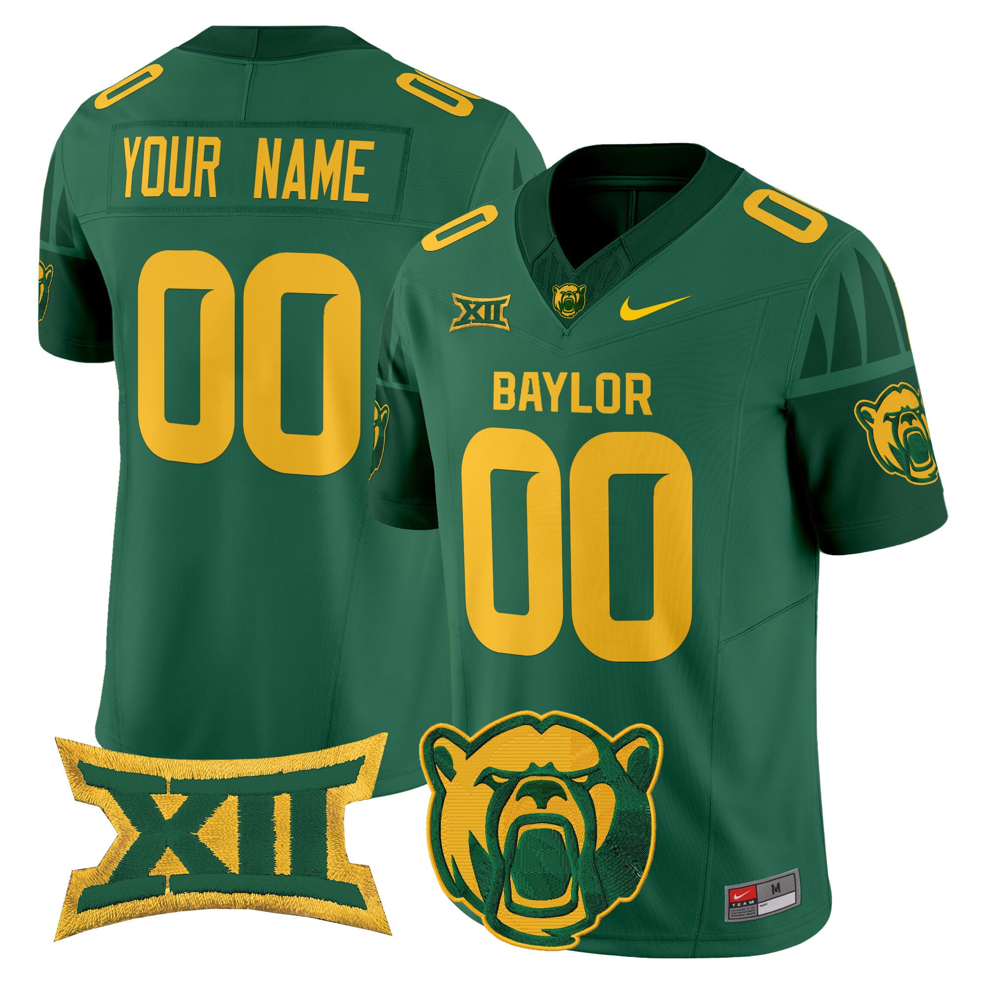 Baylor Bears 2025 Vapor Limited Custom Jersey V2 – All Stitched