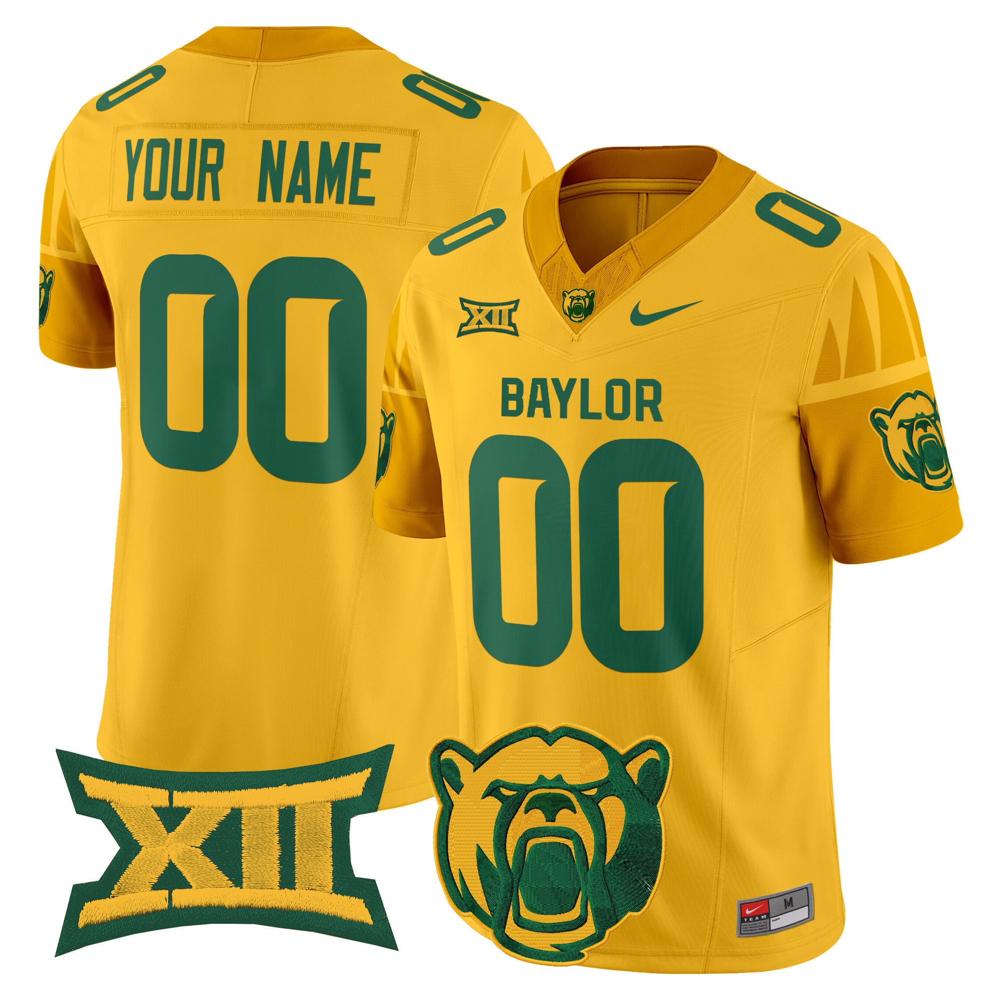 Baylor Bears 2025 Vapor Limited Custom Jersey V2 – All Stitched