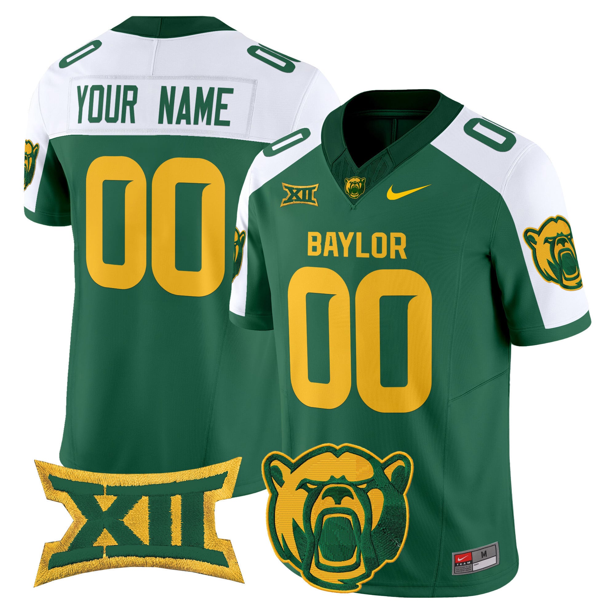 Baylor Bears 2025 Vapor Limited Custom Jersey V2 – All Stitched