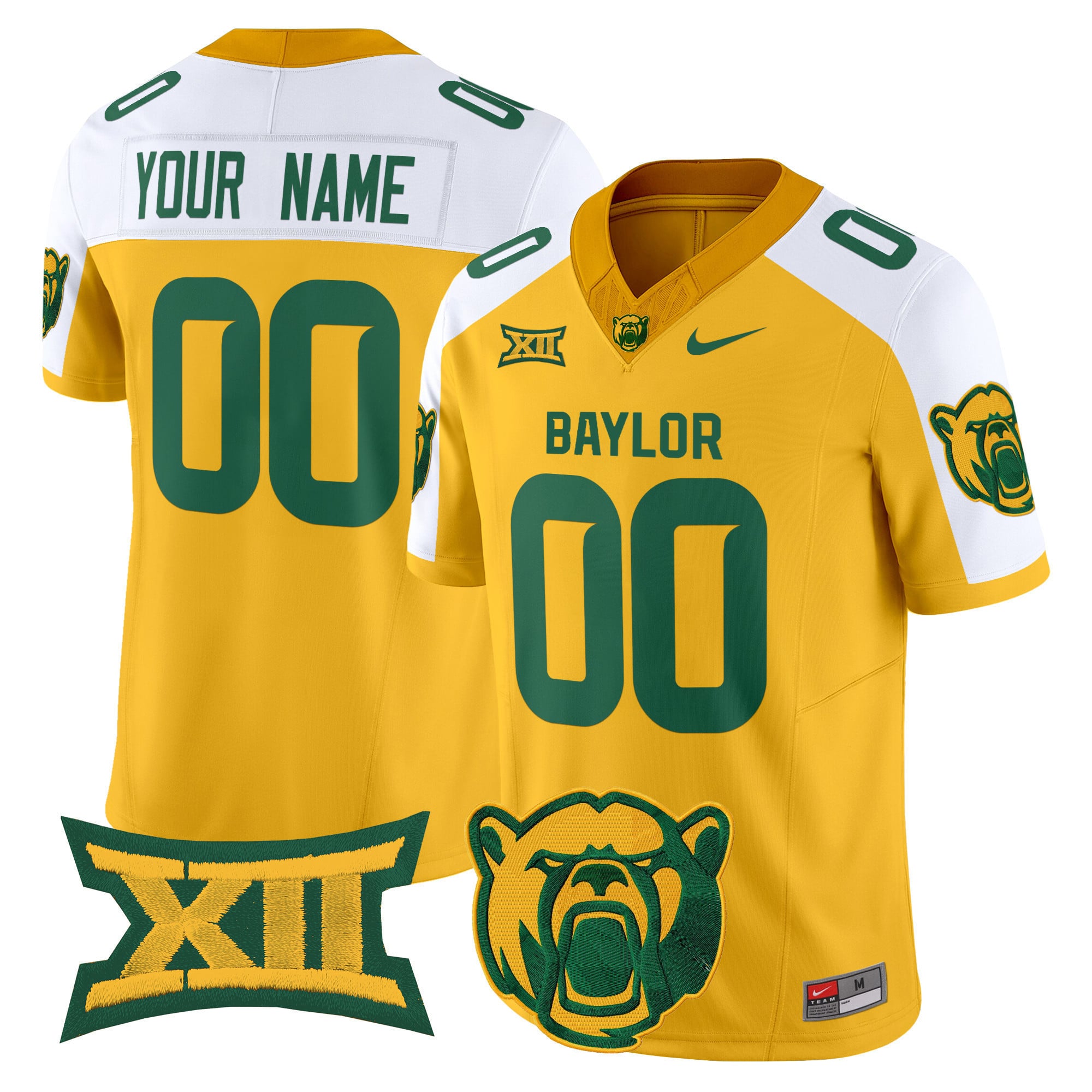 Baylor Bears 2025 Vapor Limited Custom Jersey V2 – All Stitched