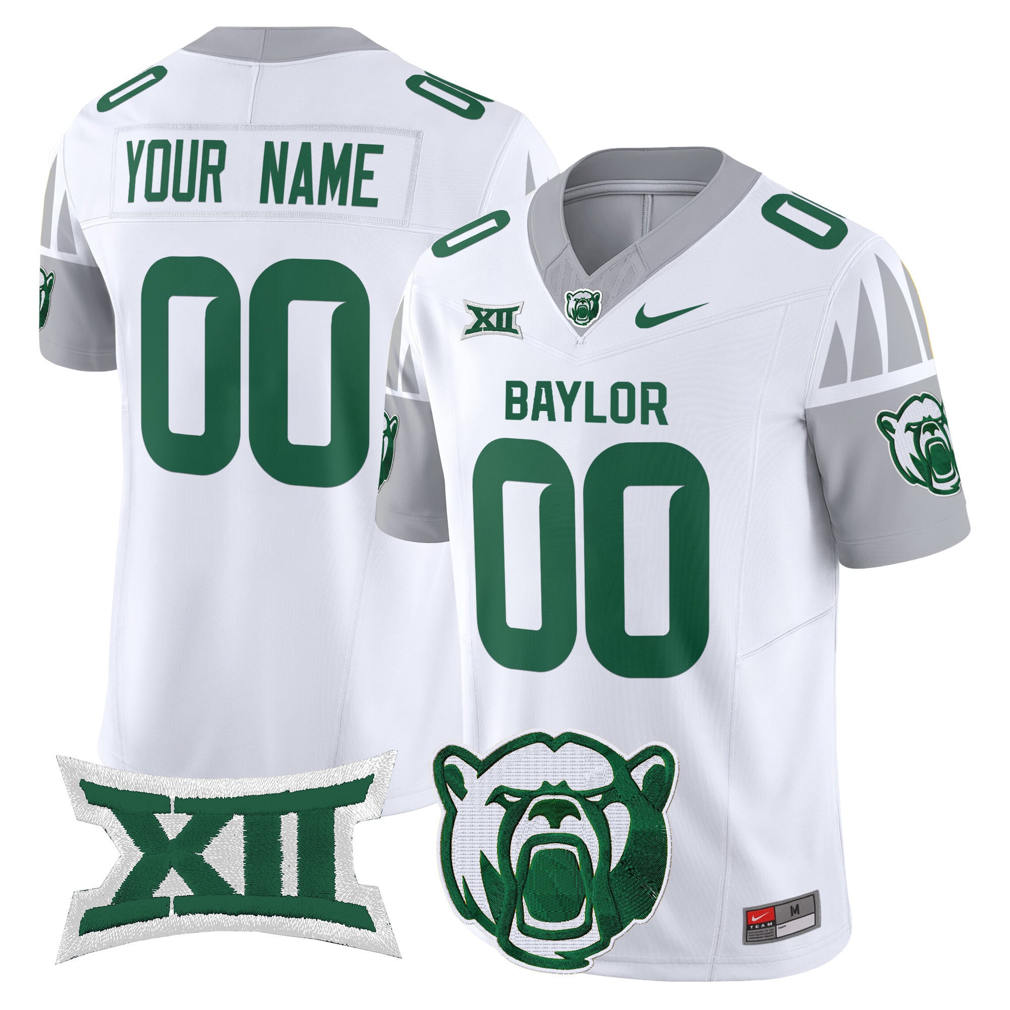 Baylor Bears 2025 Vapor Limited Custom Jersey V2 – All Stitched