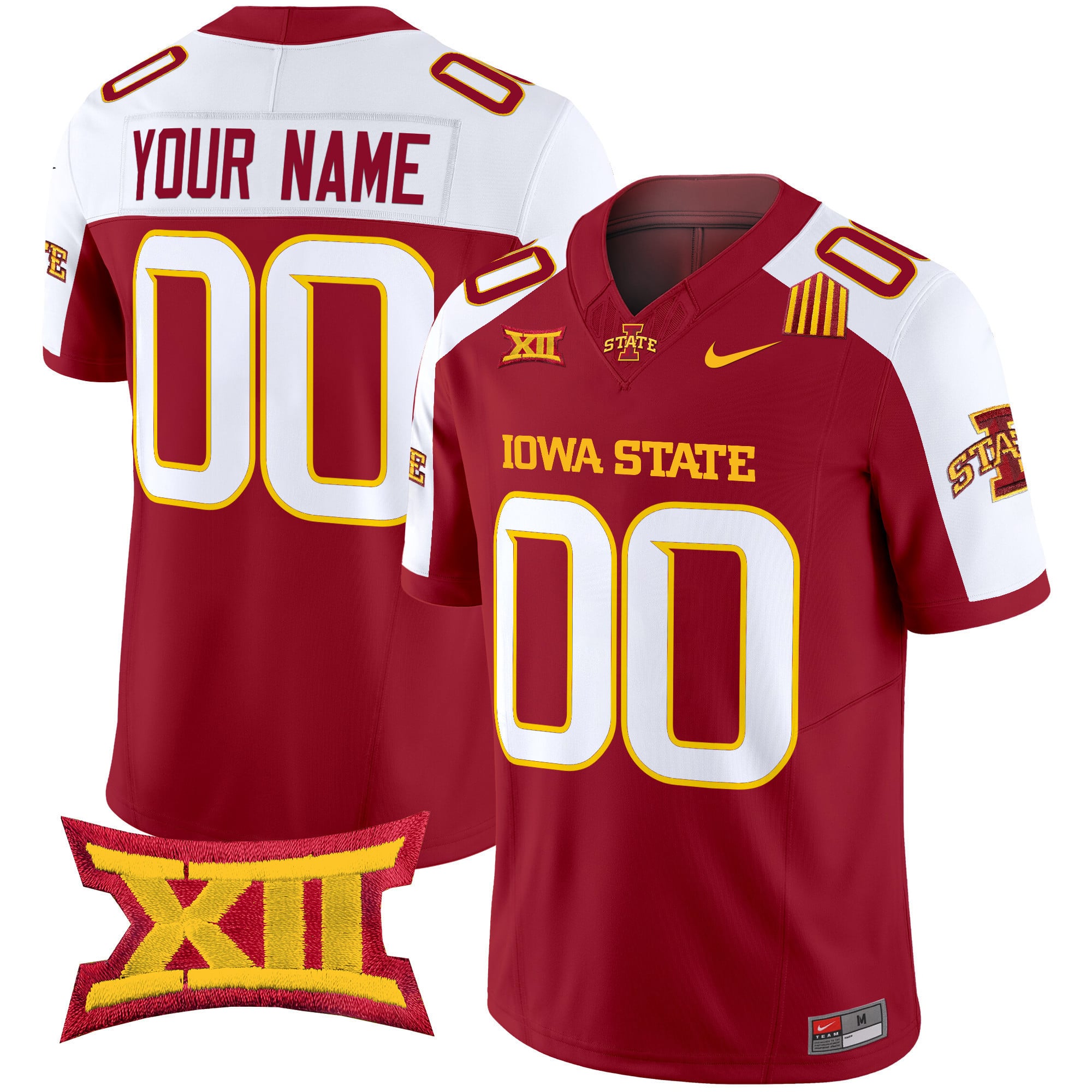 Iowa State Cyclones 2025 Vapor Limited Custom Jersey – All Stitched