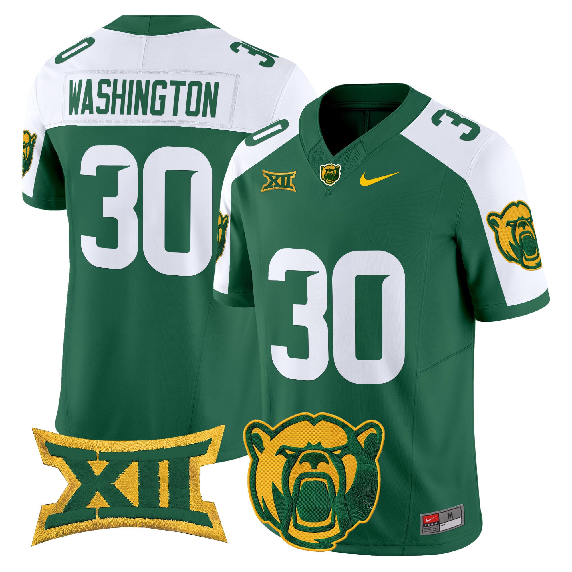 Men’s Baylor Bears 2025 Vapor Limited Jersey – All Stitched
