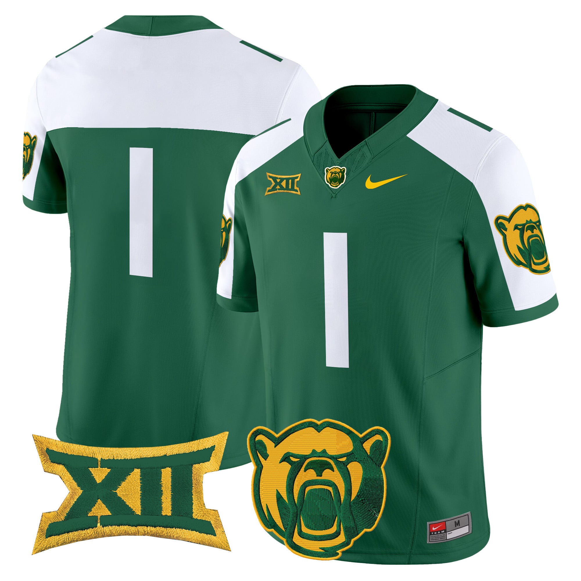 Men’s Baylor Bears 2025 Vapor Limited Jersey – All Stitched