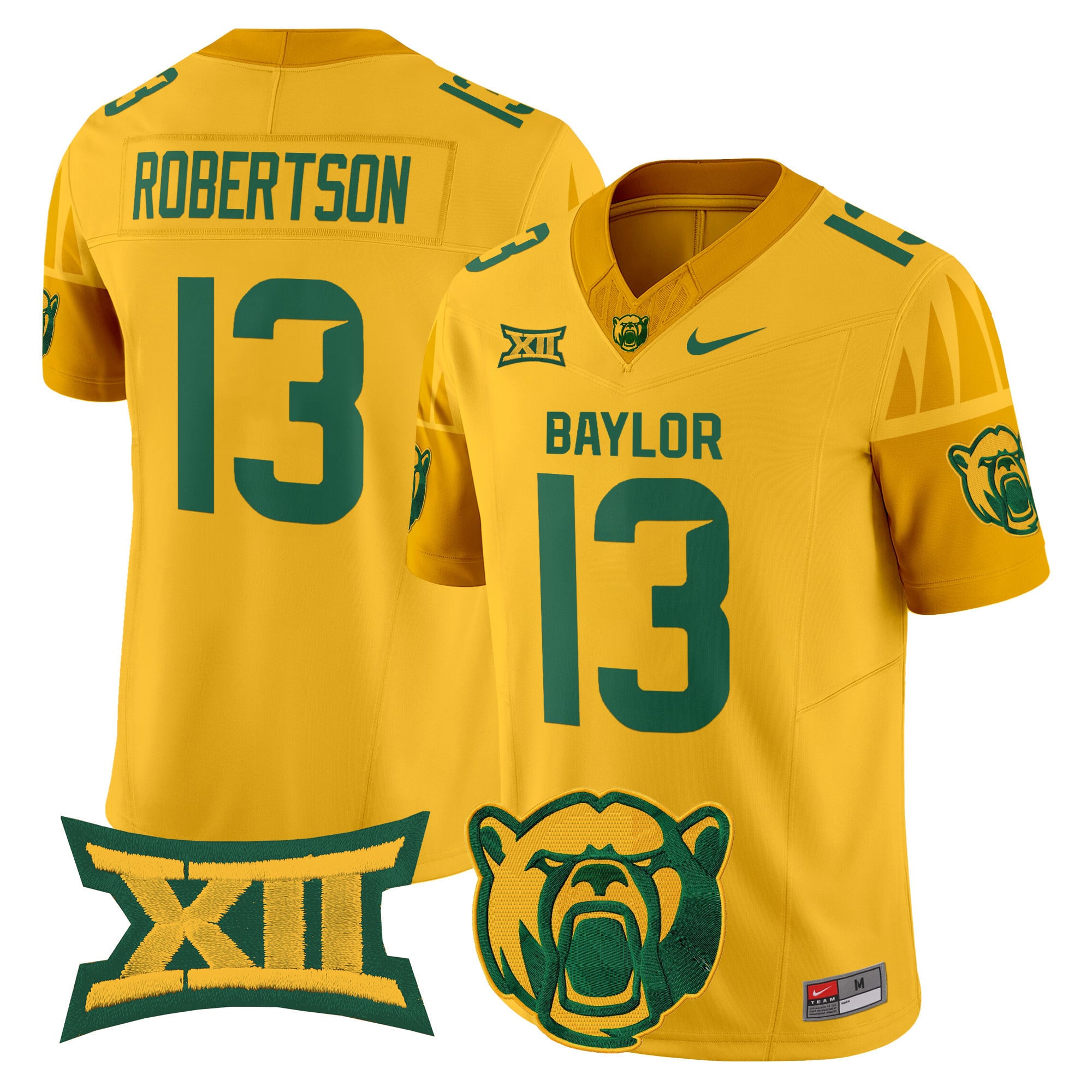 Men’s Baylor Bears 2025 Vapor Limited Jersey V2 – All Stitched