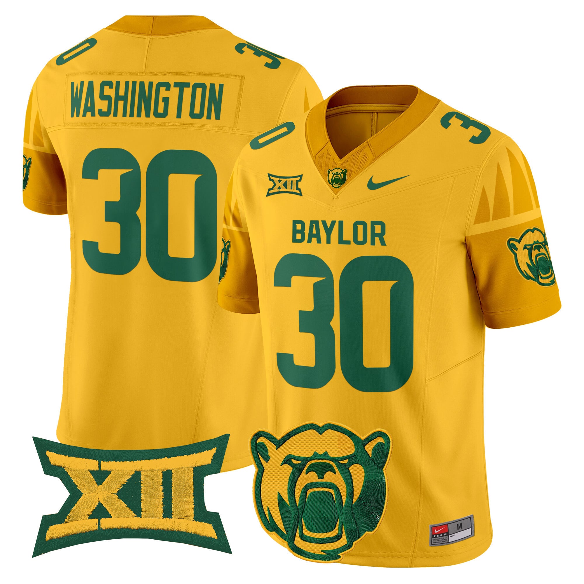 Men’s Baylor Bears 2025 Vapor Limited Jersey V2 – All Stitched