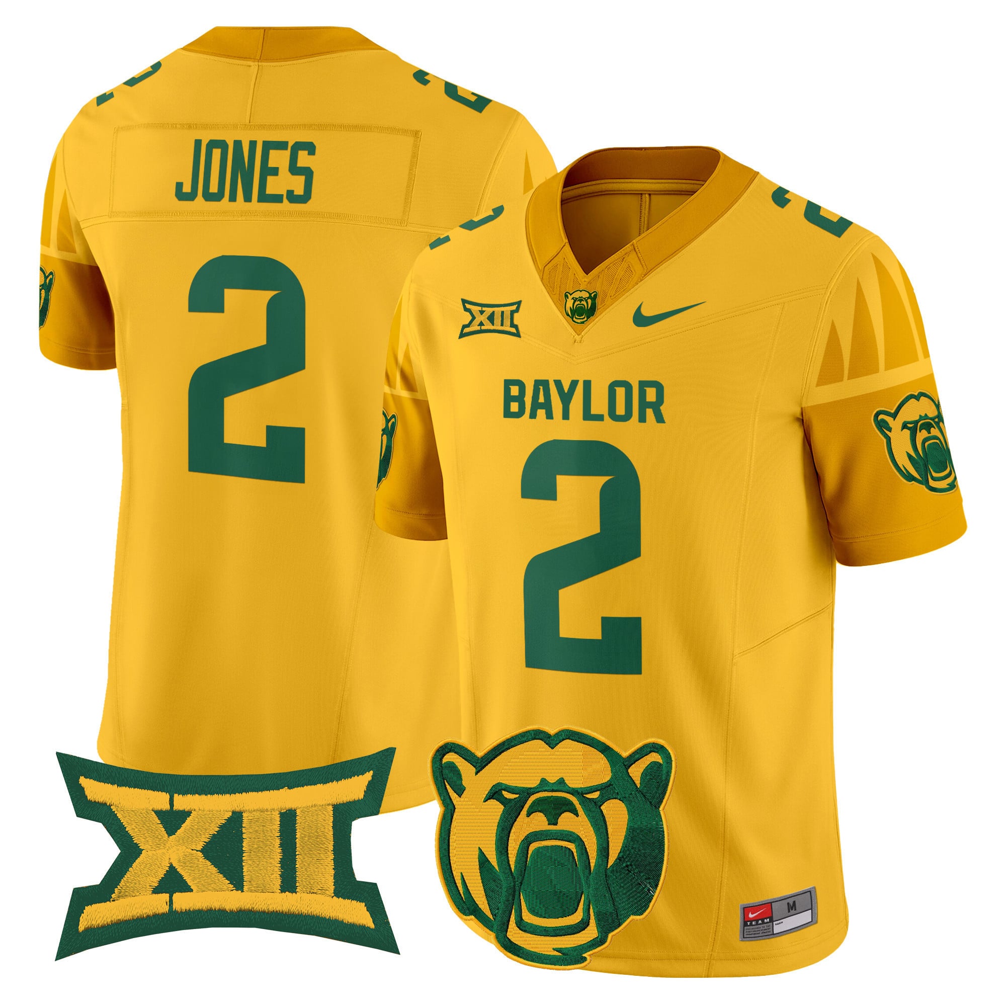 Men’s Baylor Bears 2025 Vapor Limited Jersey V2 – All Stitched