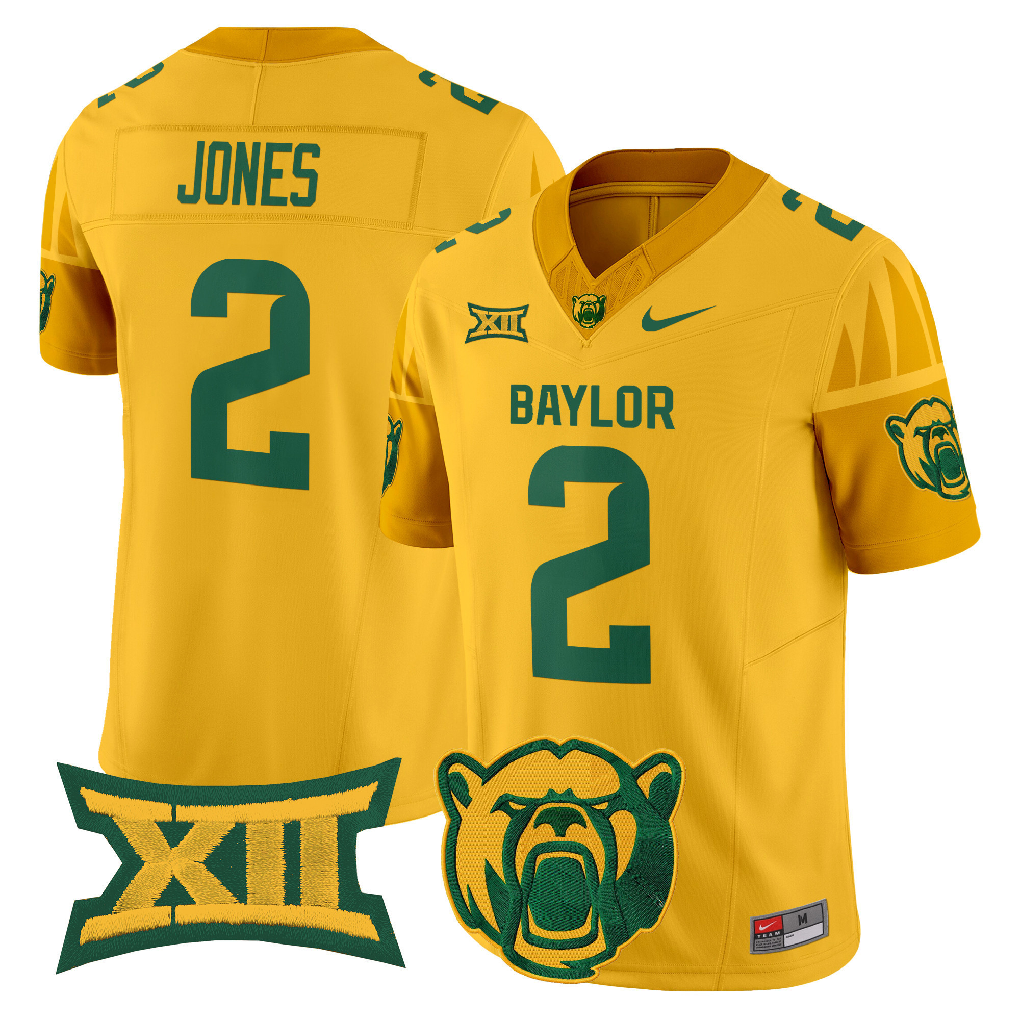 Men’s Baylor Bears 2025 Vapor Limited Jersey V2 – All Stitched