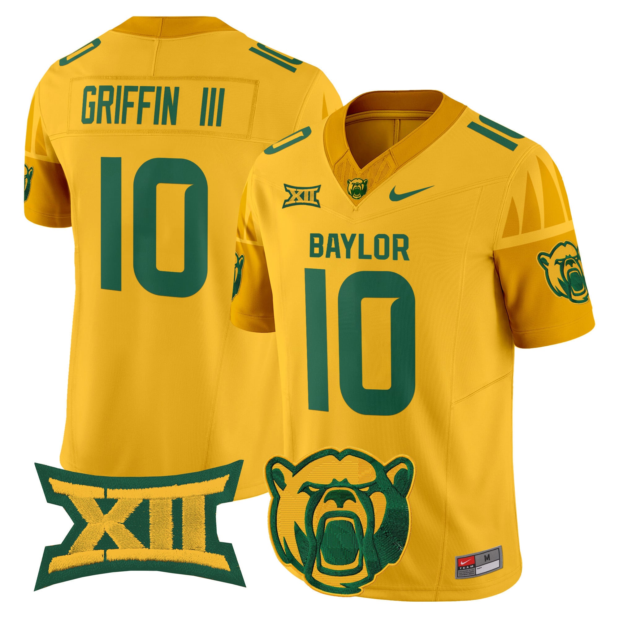 Men’s Baylor Bears 2025 Vapor Limited Jersey V2 – All Stitched