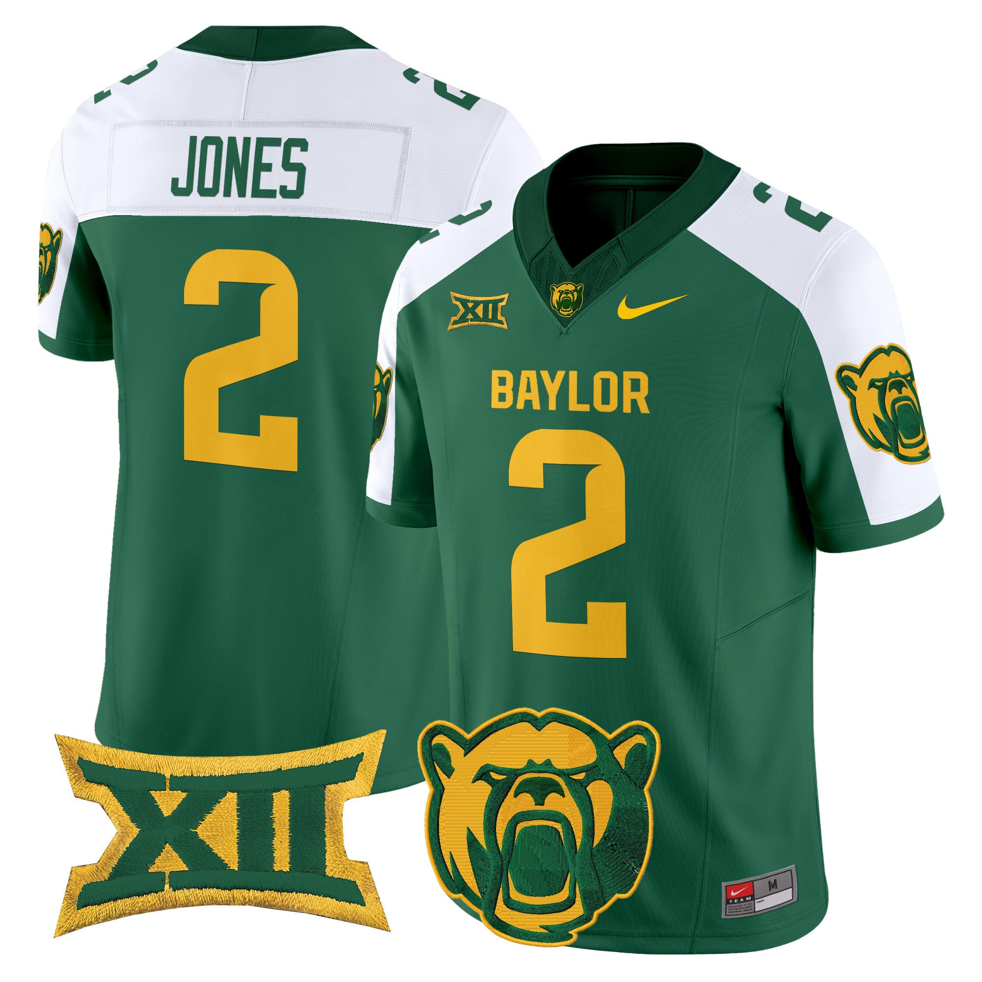 Men’s Baylor Bears 2025 Vapor Limited Jersey V2 – All Stitched