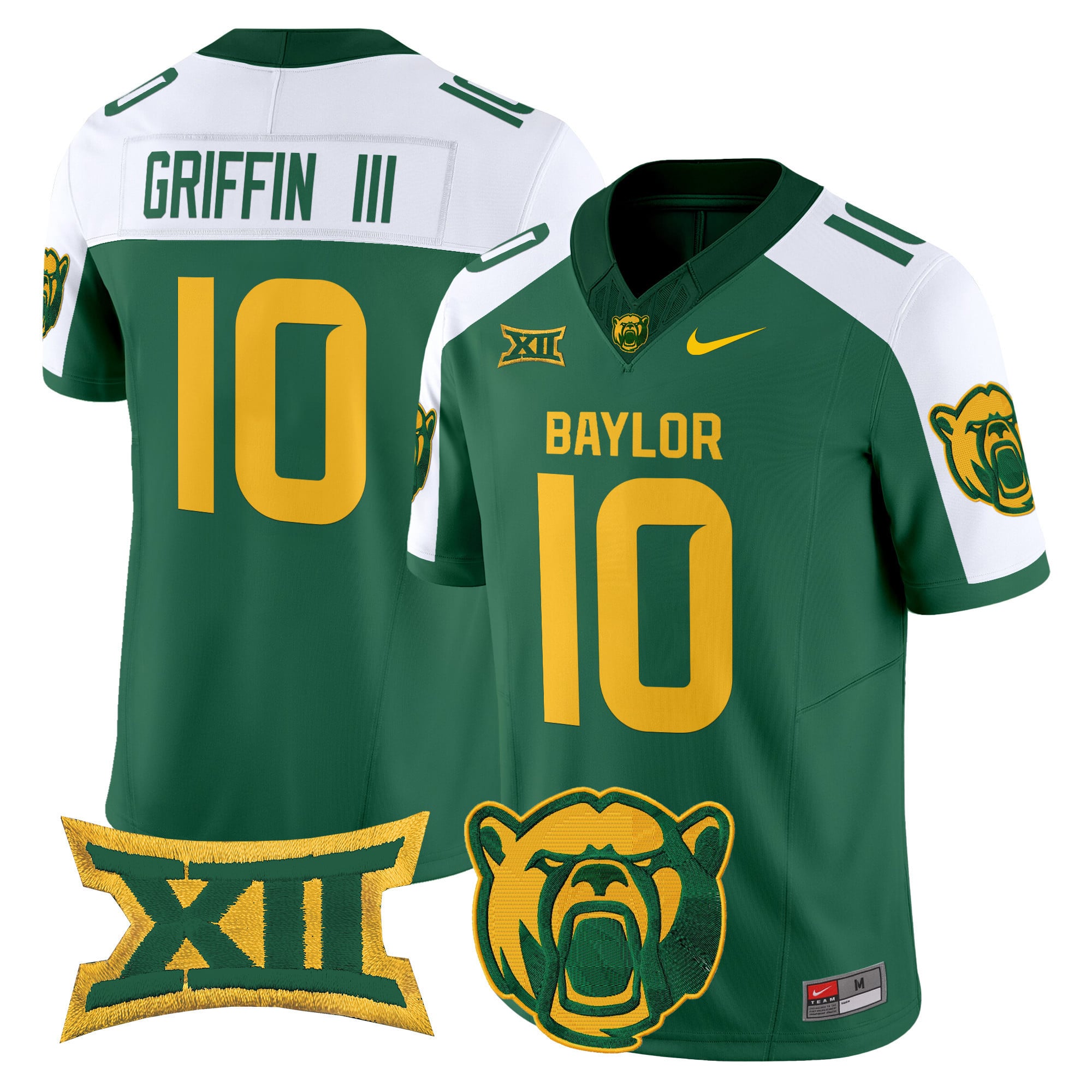 Men’s Baylor Bears 2025 Vapor Limited Jersey V2 – All Stitched