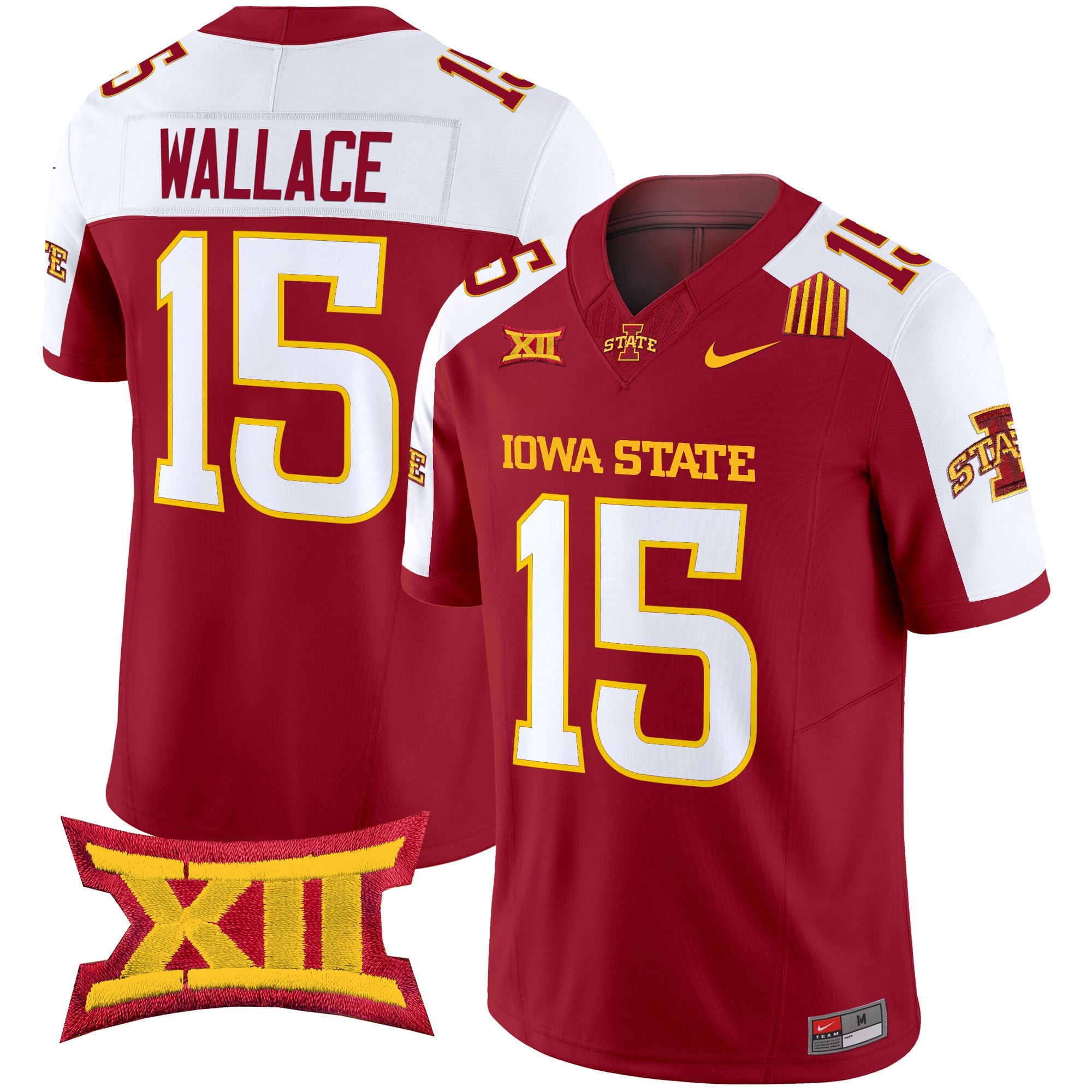 Men’s Iowa State Cyclones 2025 Vapor Limited Jersey – All Stitched