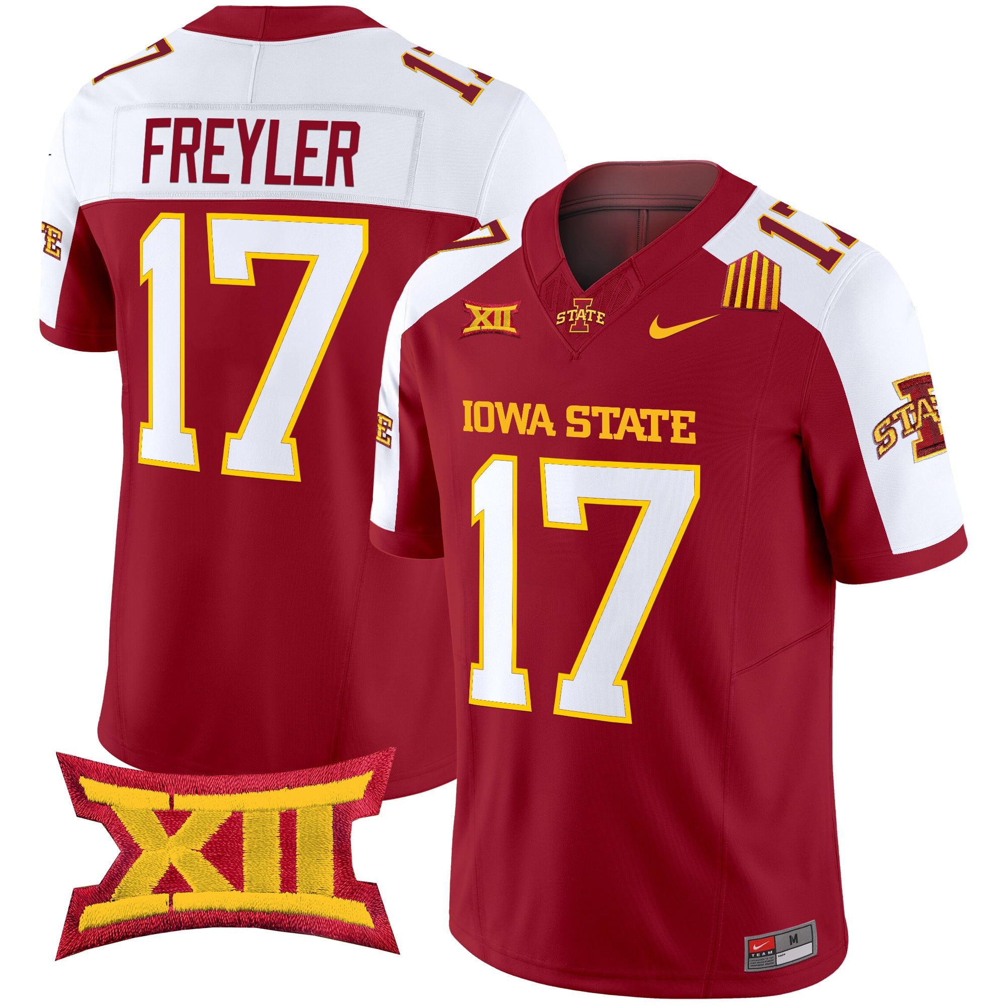 Men’s Iowa State Cyclones 2025 Vapor Limited Jersey – All Stitched