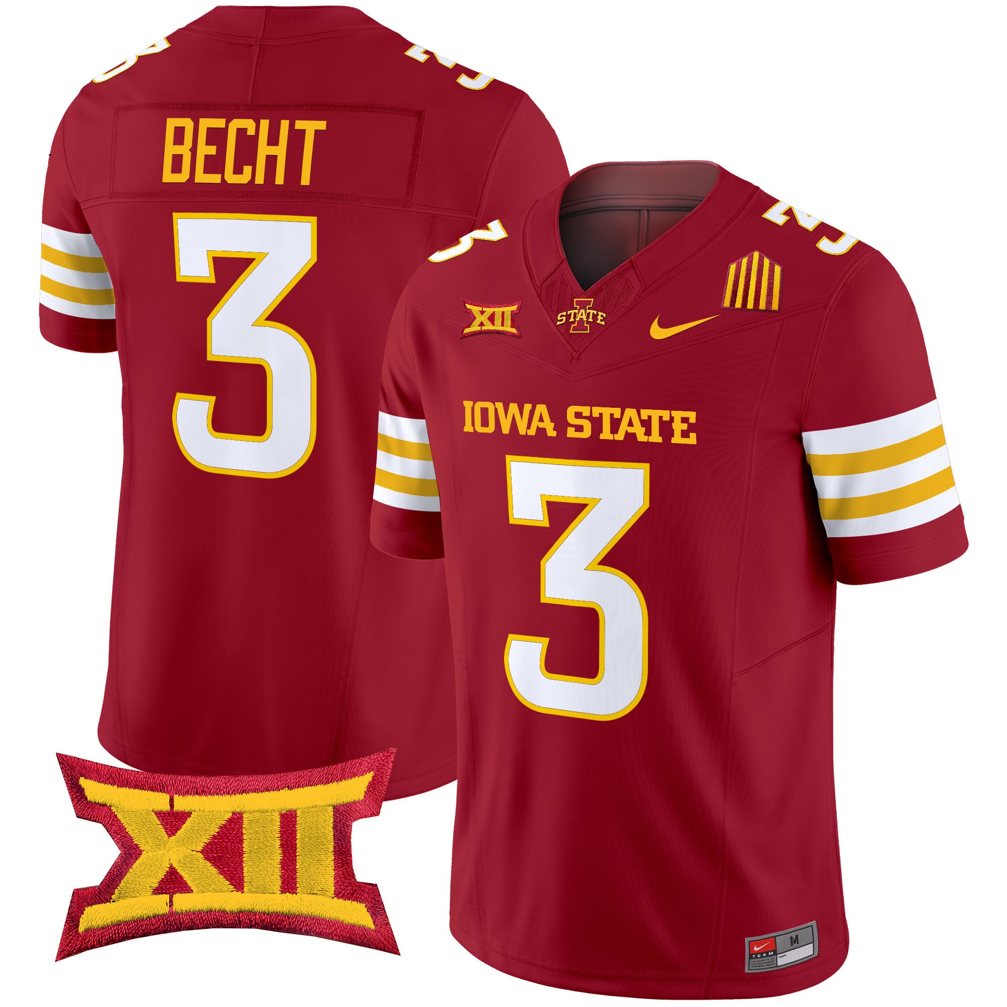 Men’s Iowa State Cyclones 2025 Vapor Limited Jersey – All Stitched