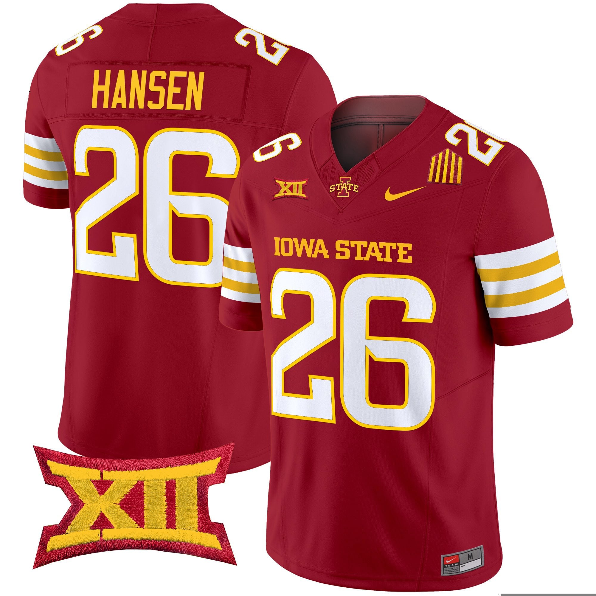 Men’s Iowa State Cyclones 2025 Vapor Limited Jersey – All Stitched