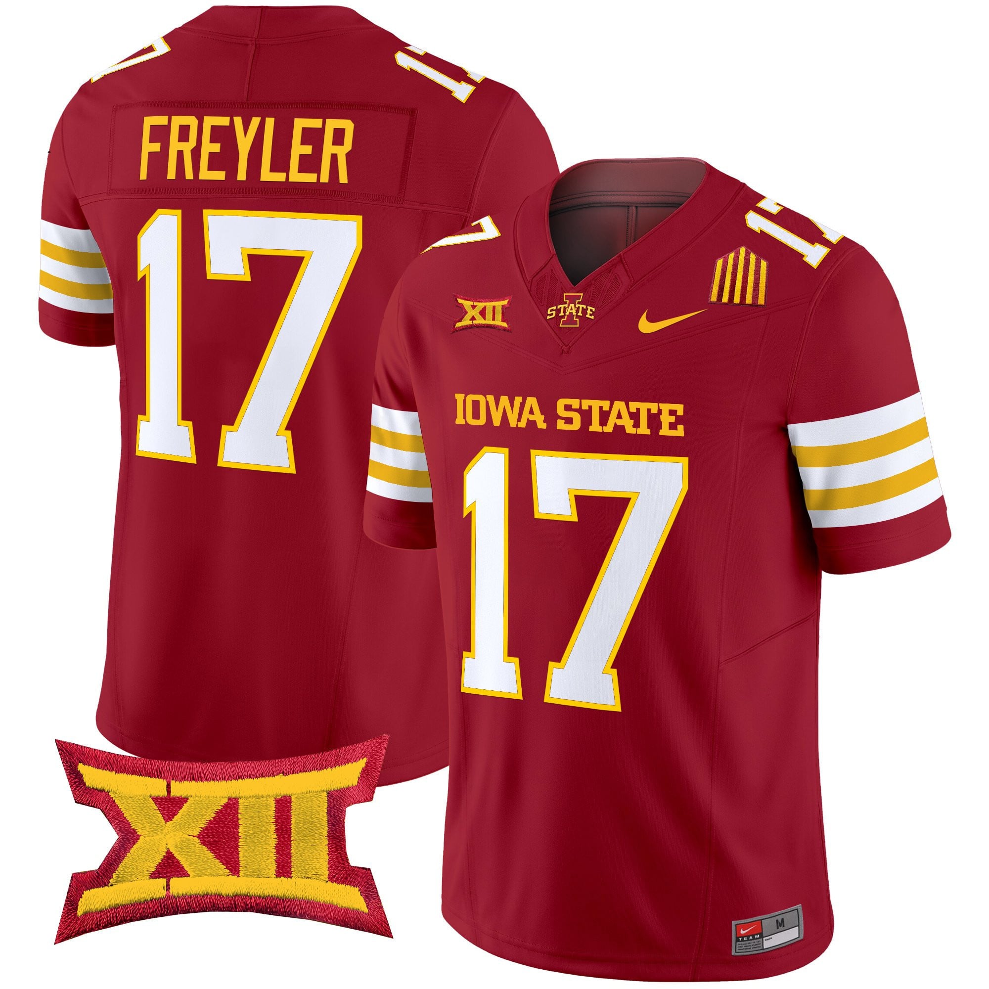 Men’s Iowa State Cyclones 2025 Vapor Limited Jersey – All Stitched