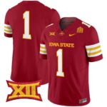 Men’s Iowa State Cyclones 2025 Vapor Limited Jersey – All Stitched