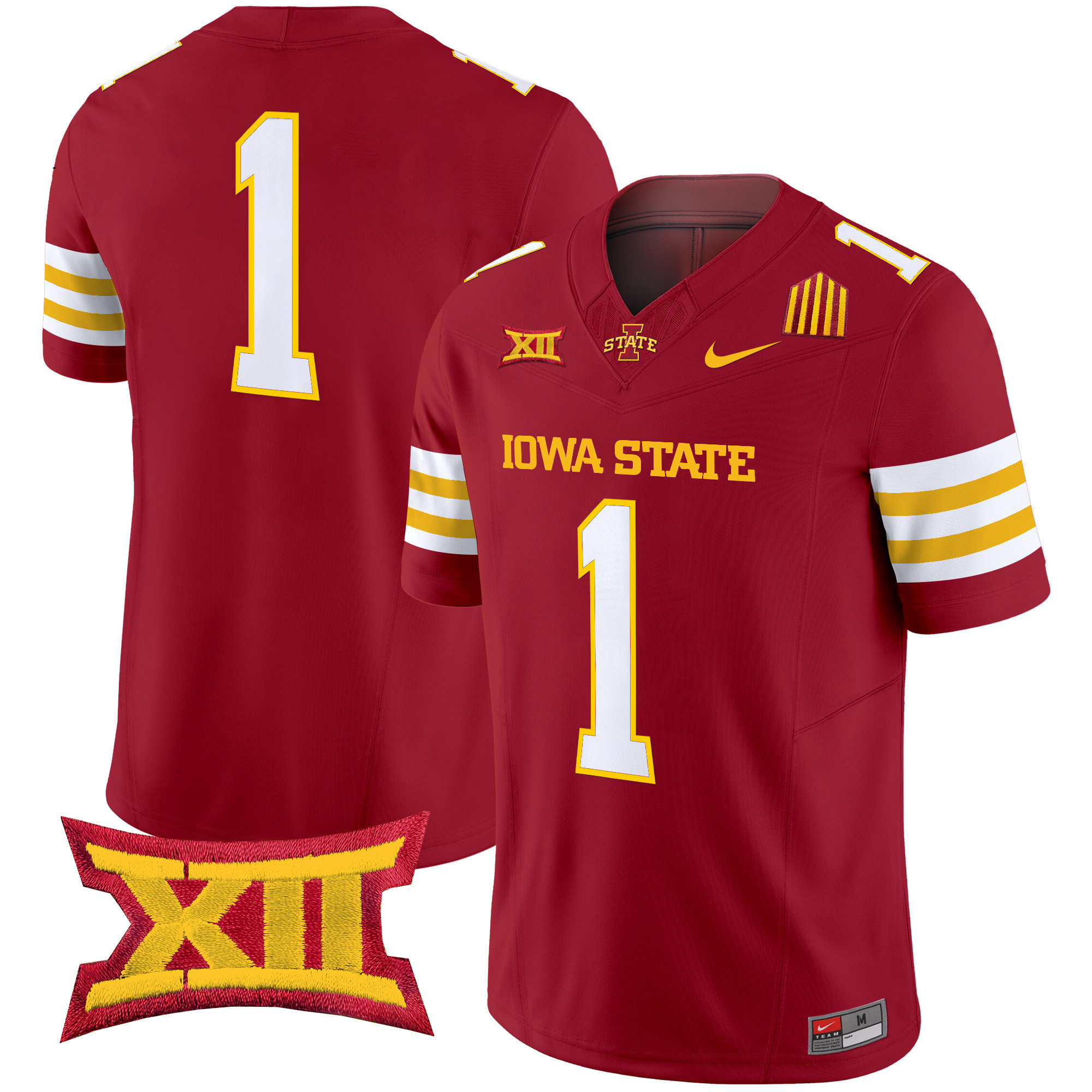 Men’s Iowa State Cyclones 2025 Vapor Limited Jersey – All Stitched
