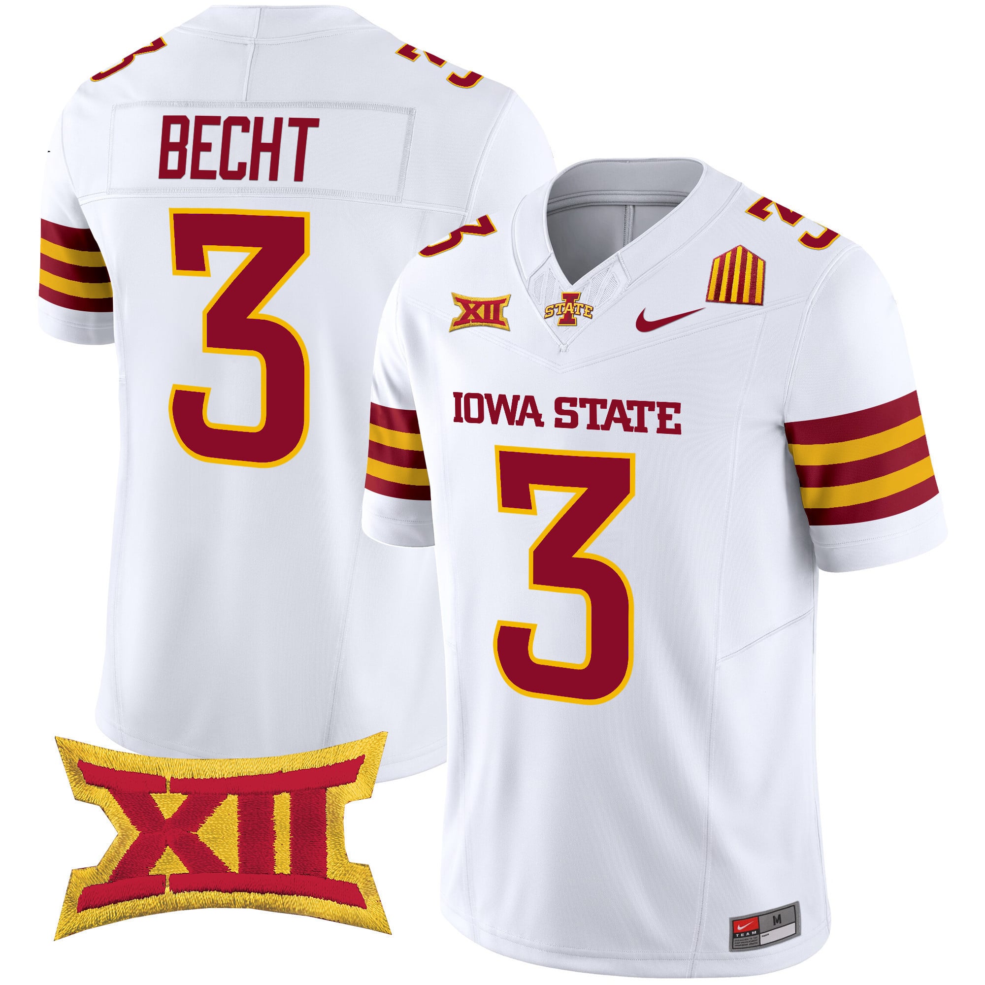 Men’s Iowa State Cyclones 2025 Vapor Limited Jersey – All Stitched
