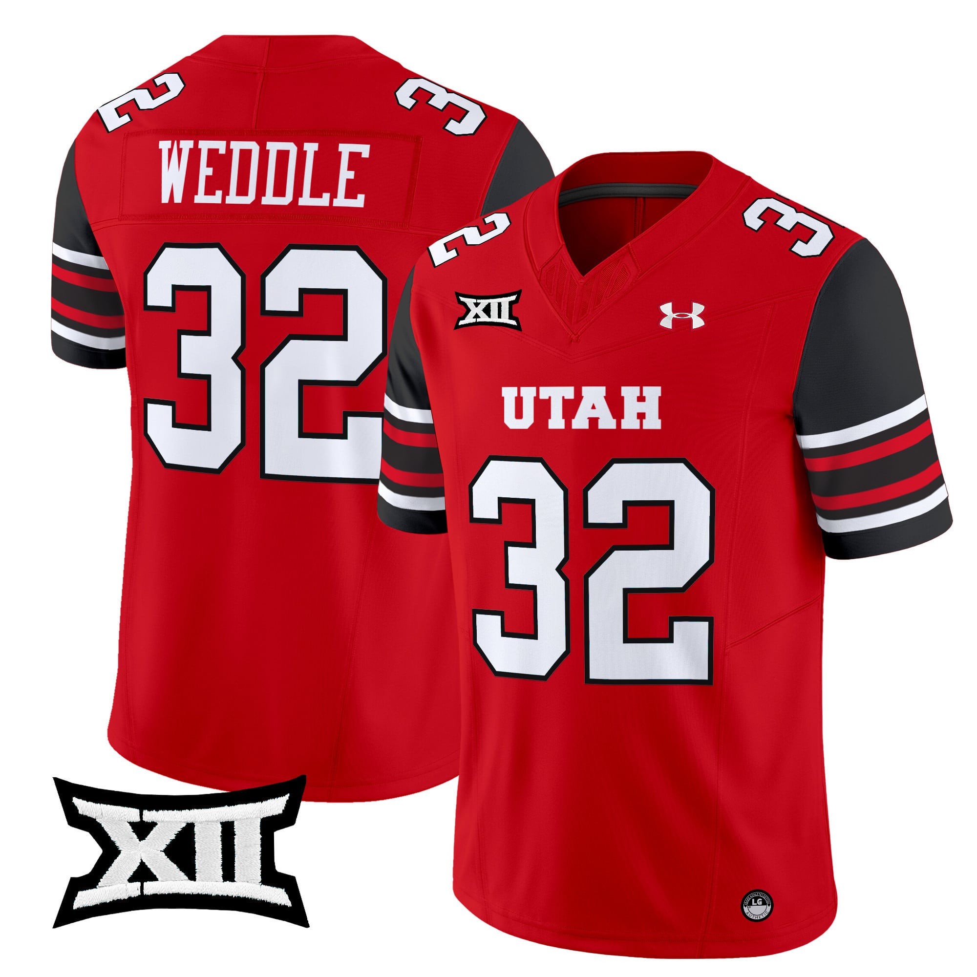 Men’s Utah Utes 2025 Vapor Limited Jersey – All Stitched