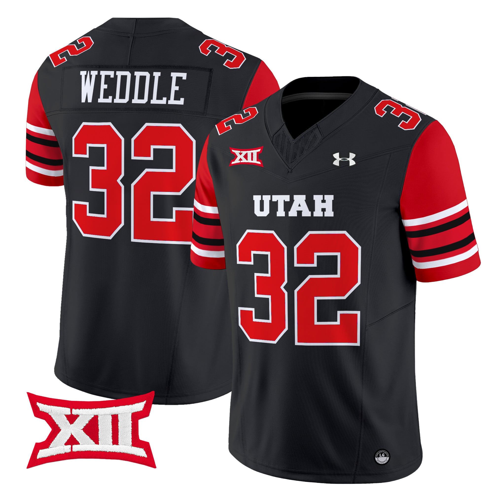 Men’s Utah Utes 2025 Vapor Limited Jersey – All Stitched