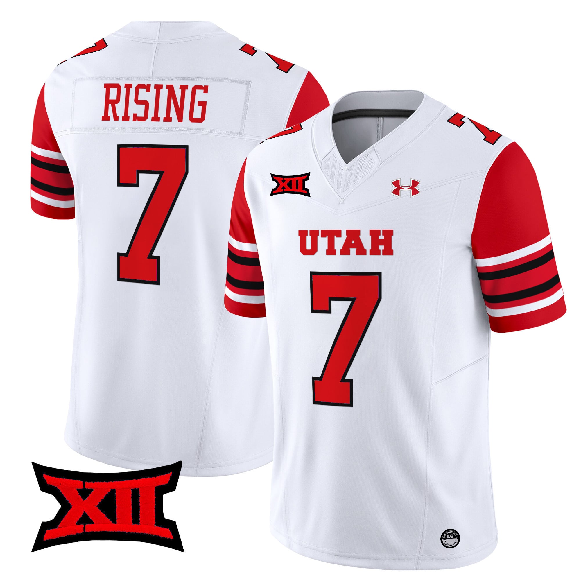 Men’s Utah Utes 2025 Vapor Limited Jersey – All Stitched