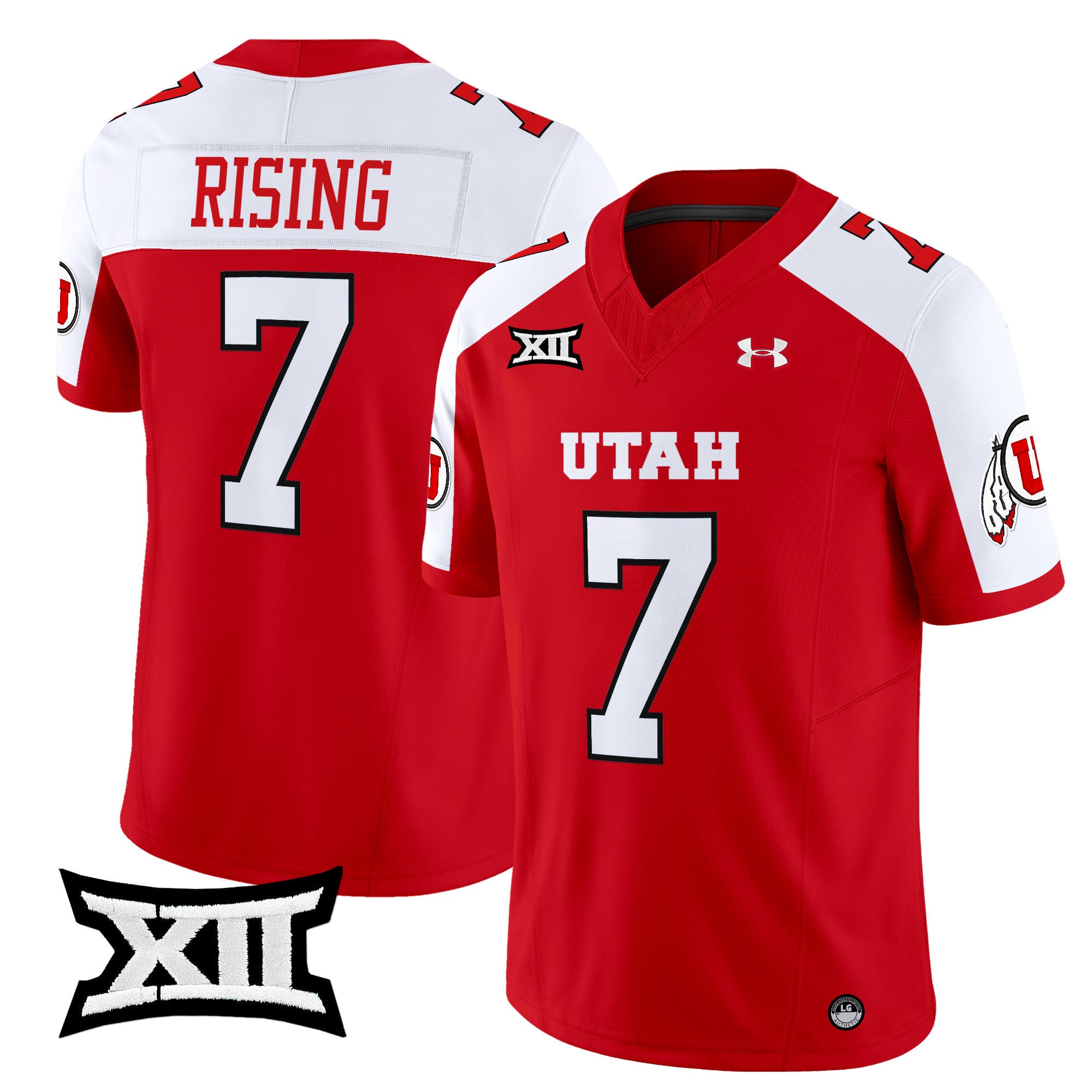 Men’s Utah Utes 2025 Vapor Limited Jersey – All Stitched