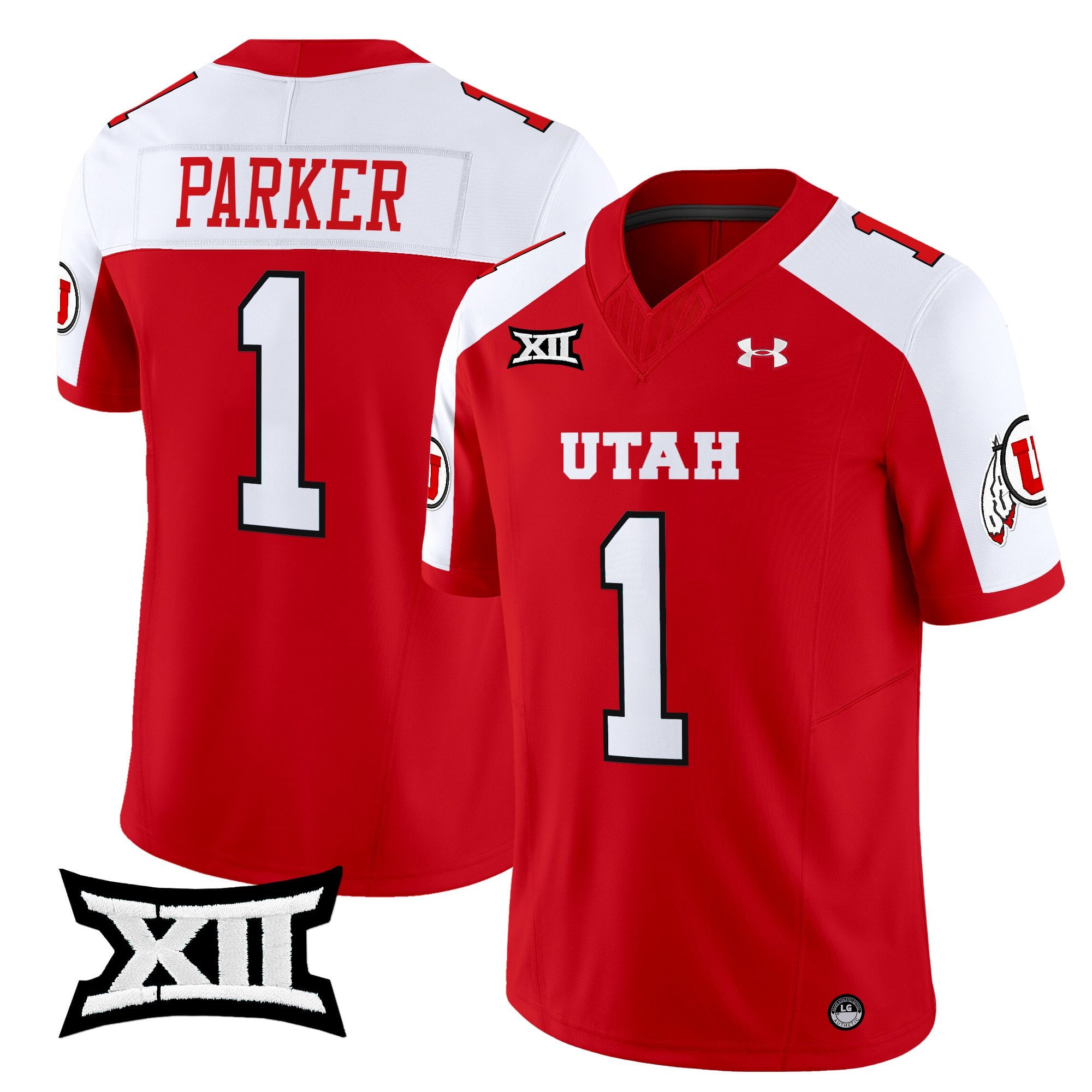Men’s Utah Utes 2025 Vapor Limited Jersey – All Stitched