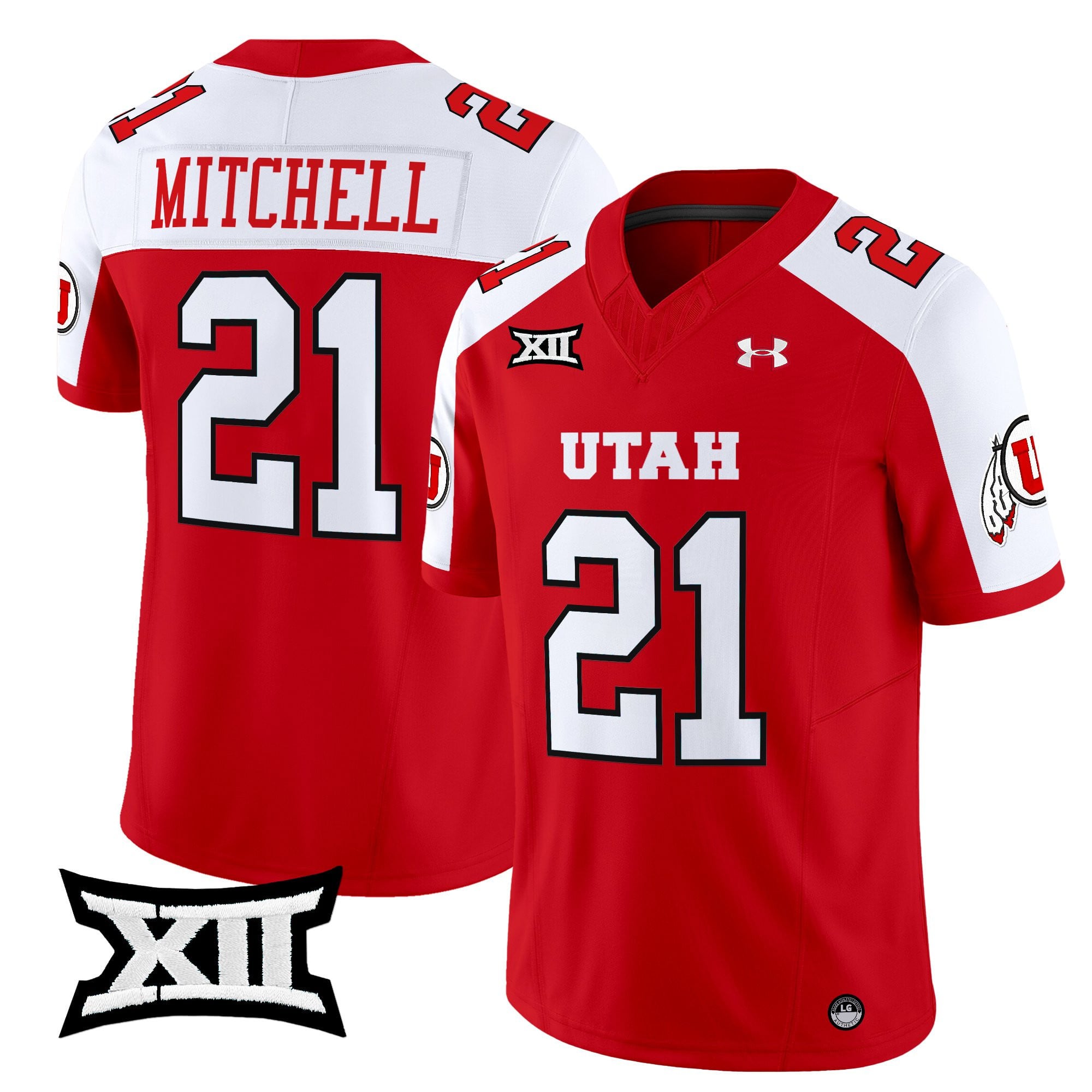 Men’s Utah Utes 2025 Vapor Limited Jersey – All Stitched