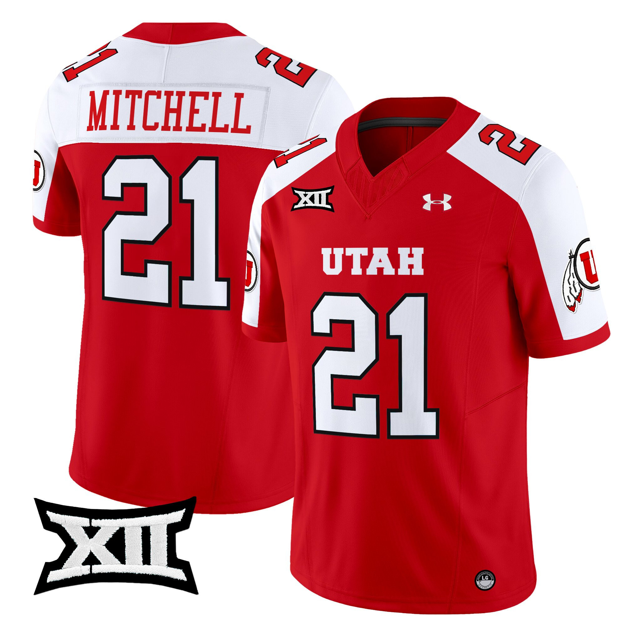 Men’s Utah Utes 2025 Vapor Limited Jersey – All Stitched