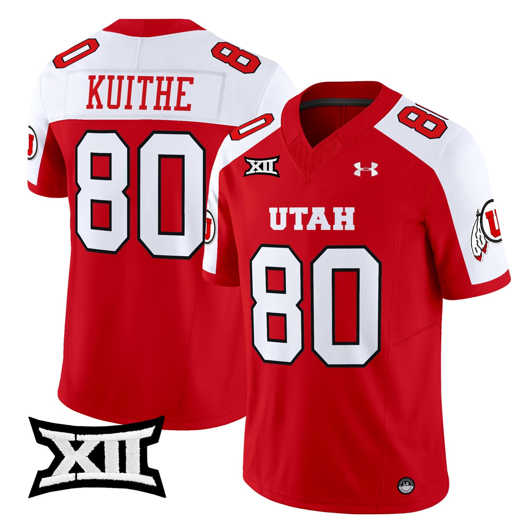 Men’s Utah Utes 2025 Vapor Limited Jersey – All Stitched