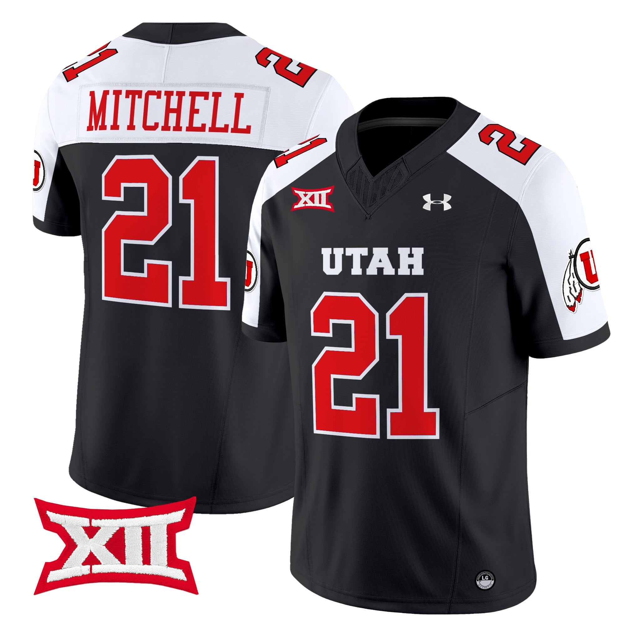 Men’s Utah Utes 2025 Vapor Limited Jersey – All Stitched