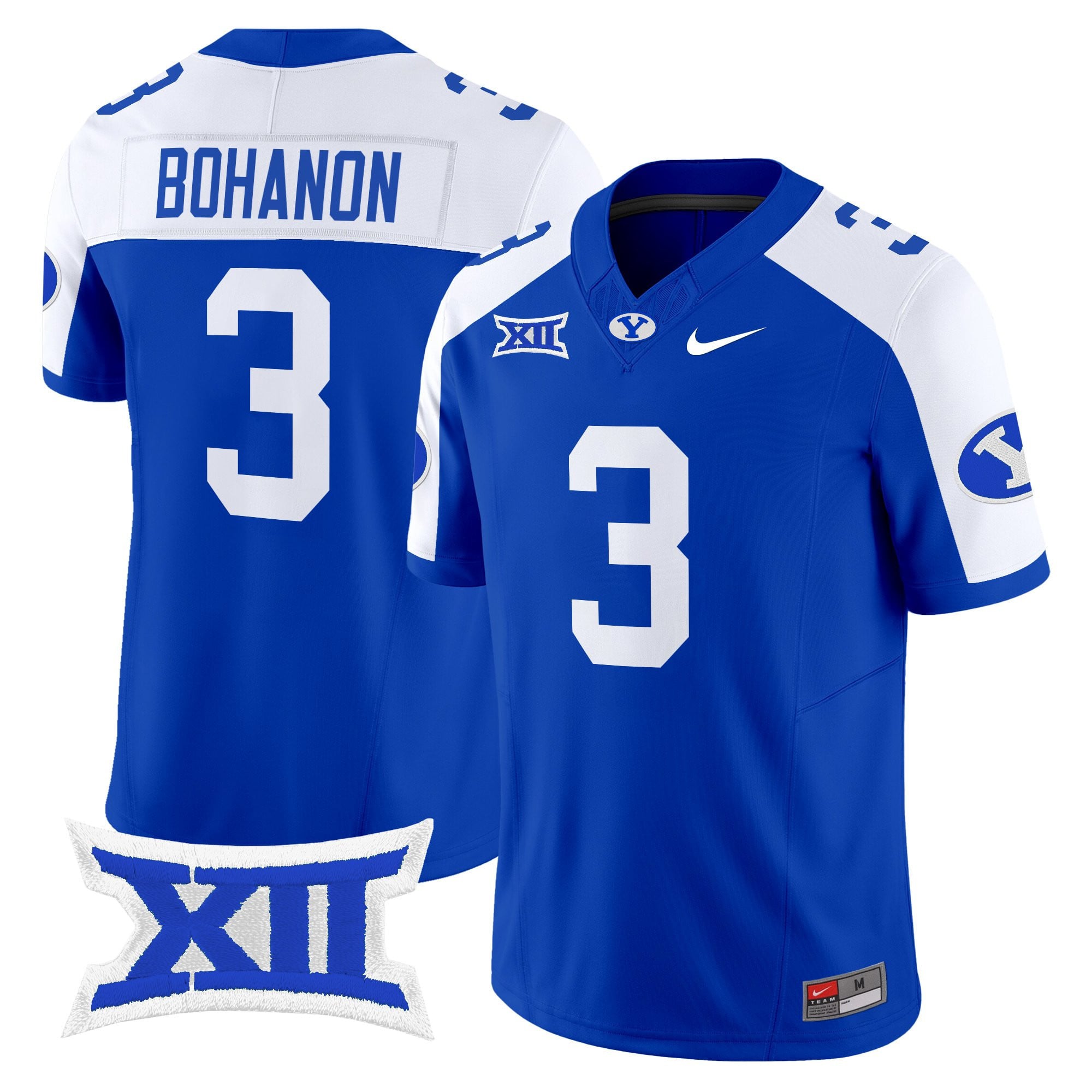 Men’s BYU Cougars 2025 Vapor Limited Jersey – All Stitched