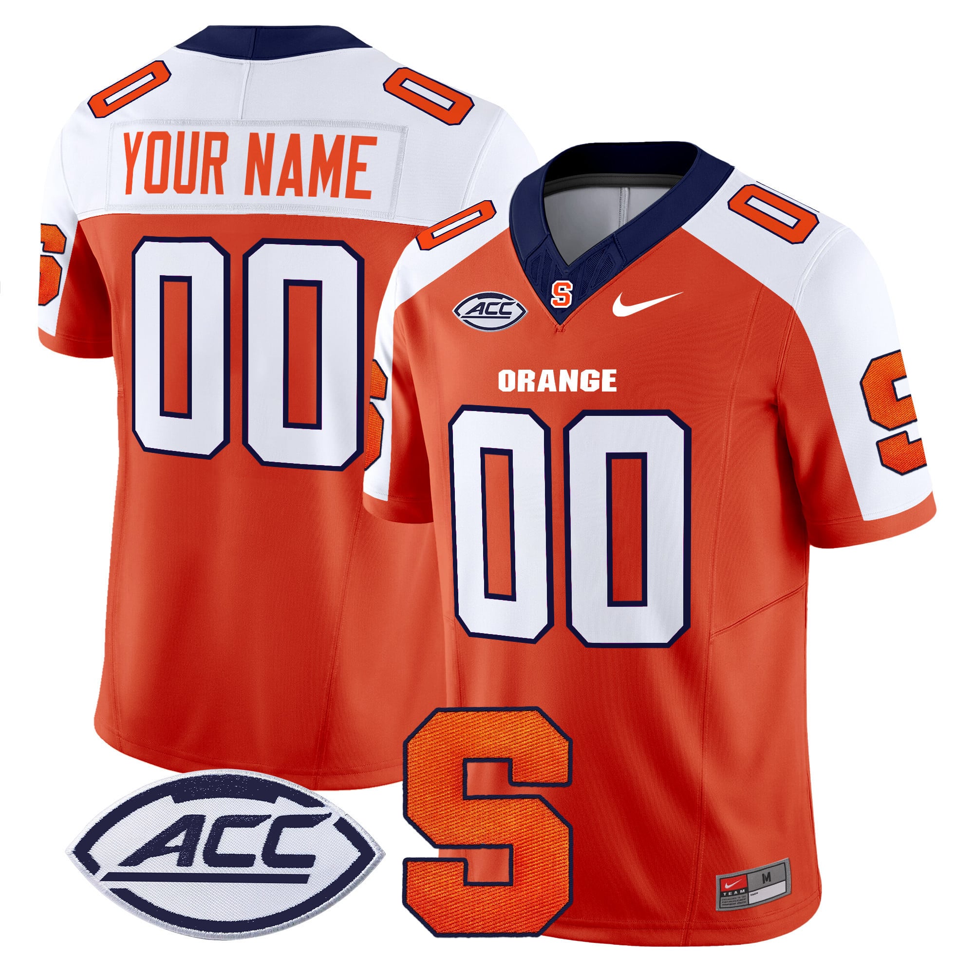 Syracuse Orange 2025 Vapor Limited Custom Jersey – All stitched