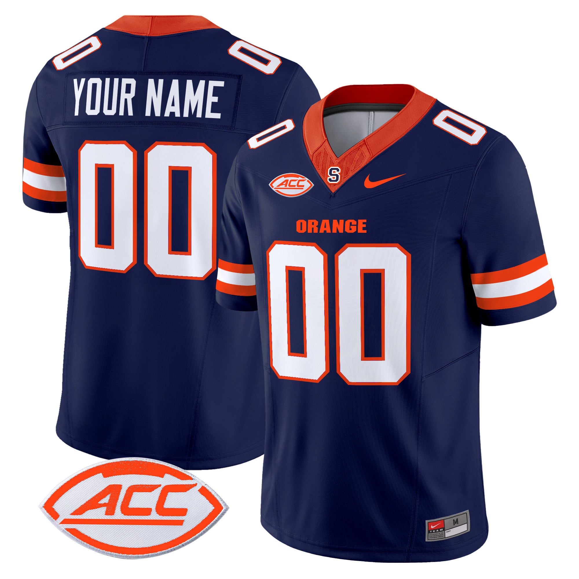 Syracuse Orange 2025 Vapor Limited Custom Jersey – All stitched