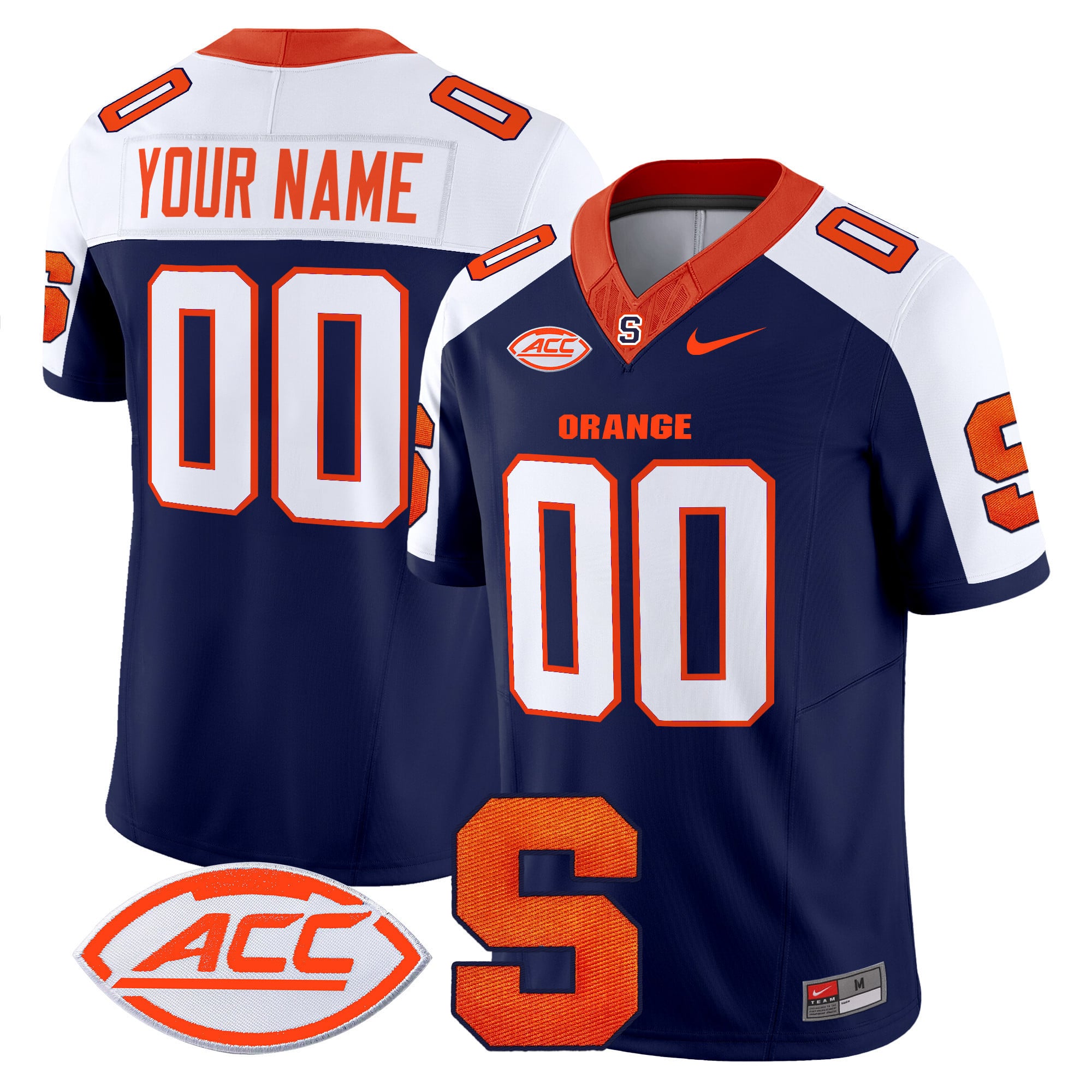 Syracuse Orange 2025 Vapor Limited Custom Jersey – All stitched